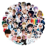 10/50Pcs Korean Stars Kpop Carton Toy PVC Sticker For Skateboard Luggage Notebook Laptop Decals Idols Cute Photos Stickers Toy