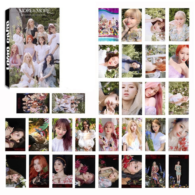 54 Pcs / Set Kpop TWICE Lomo Card HD Print High Quality Photocard Photo Album Poster Card Elegant Packaging Fans Gift