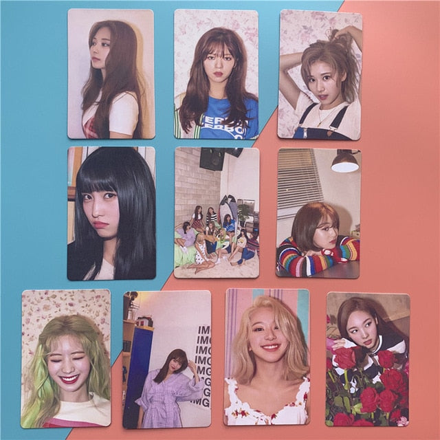 54 Pcs / Set Kpop TWICE Lomo Card HD Print High Quality Photocard Photo Album Poster Card Elegant Packaging Fans Gift