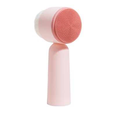 Korean Style Silicone Superfine Fiber Skin Cleaning Brush Massage Bath Washing Brushes Bathroom Accessories For Face Body Shower