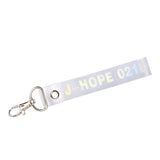 1PC Fashion KPOP Keyring Transparent KOOKIE Key Chain Bangtan Boys Love Yourself SUGA J-HOPE Rope Keychain Jewelry
