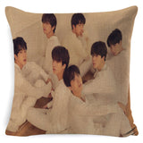KPOP クッション 枕カバー 寝具 LOVE YOURSELF K-POP ホーム 防弾少年団 BT-21 スクエア 片面 ピローケース ハウス・ド・クッション