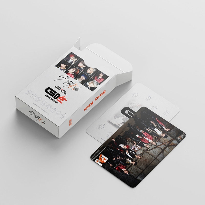 54pcs/set Kpop Stray Kids Lomo Card Photocard HD Photo Print Album Photocard Collection Of Homemade DIY Card Sets For Fans Gifts