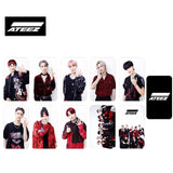 K-POP ATEEZ フォトカードアルバムシリーズ 両面HD写真 丸角フォトカード 高品質