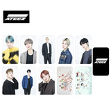 K-POP ATEEZ フォトカードアルバムシリーズ 両面HD写真 丸角フォトカード 高品質