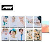 K-POP ATEEZ フォトカードアルバムシリーズ 両面HD写真 丸角フォトカード 高品質