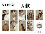 K-POP ATEEZ フォトカードアルバムシリーズ 両面HD写真 丸角フォトカード 高品質