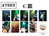 K-POP ATEEZ フォトカードアルバムシリーズ 両面HD写真 丸角フォトカード 高品質
