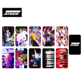 K-POP ATEEZ フォトカードアルバムシリーズ 両面HD写真 丸角フォトカード 高品質