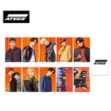 K-POP ATEEZ フォトカードアルバムシリーズ 両面HD写真 丸角フォトカード 高品質