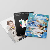 54PC KPOP Boys Photocard Album SPEAK YOURSELF Self Made Paper Card Lighes/Boys With Luv Photo Cards Poster