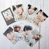 KPOP 防弾少年団 8枚セット 新アルバム MAP OF THE SOUL ON:E LOMOカード フォトカード ポストカード JIMIN JIN SUGA J-HOPE JUNG KOOK ギフト