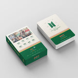 54PC KPOP Boys Photocard Album SPEAK YOURSELF Self Made Paper Card Lighes/Boys With Luv Photo Cards Poster