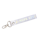 1PC Fashion KPOP Keyring Transparent KOOKIE Key Chain Bangtan Boys Love Yourself SUGA J-HOPE Rope Keychain Jewelry