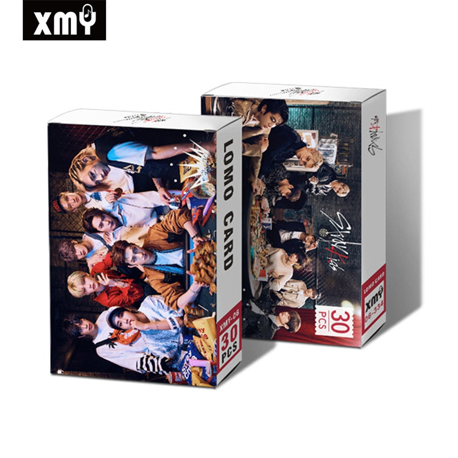 30pcs/set Kpop STRAY KIDS ATEEZ Twice GOT7 Lomo card SEVENTEEN Red velvet NCT MONSTA X album poster HD photocard K-POP CARDS