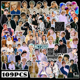 101/109pcs/set Kpop NCT 2020 127 WayV Character Sticker RESONANCE Pt.1 2 nct2020 For Luggage Laptop Notebook Mobile DIY Stickers